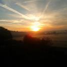 sunrise over the Tor